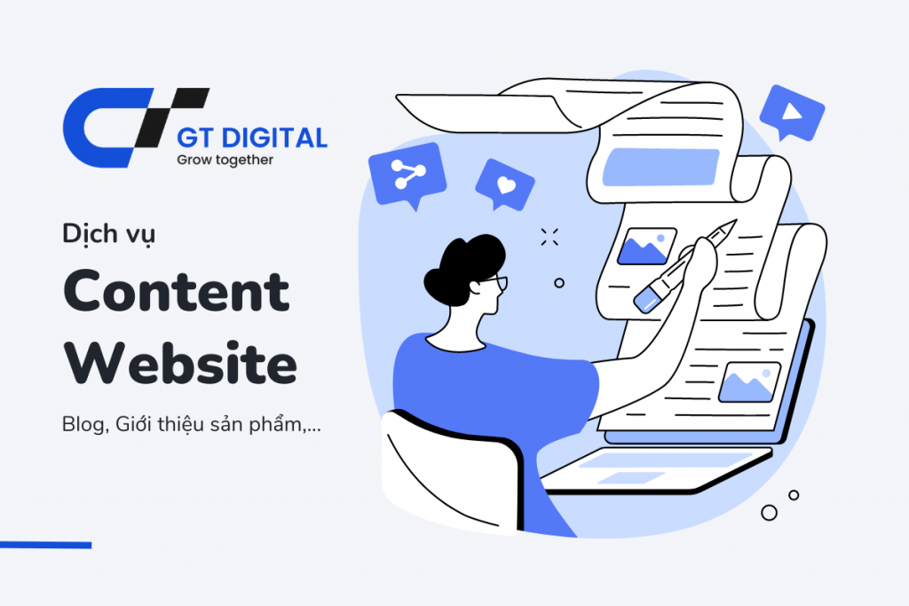 Dịch vụ Content Website - GT Digital