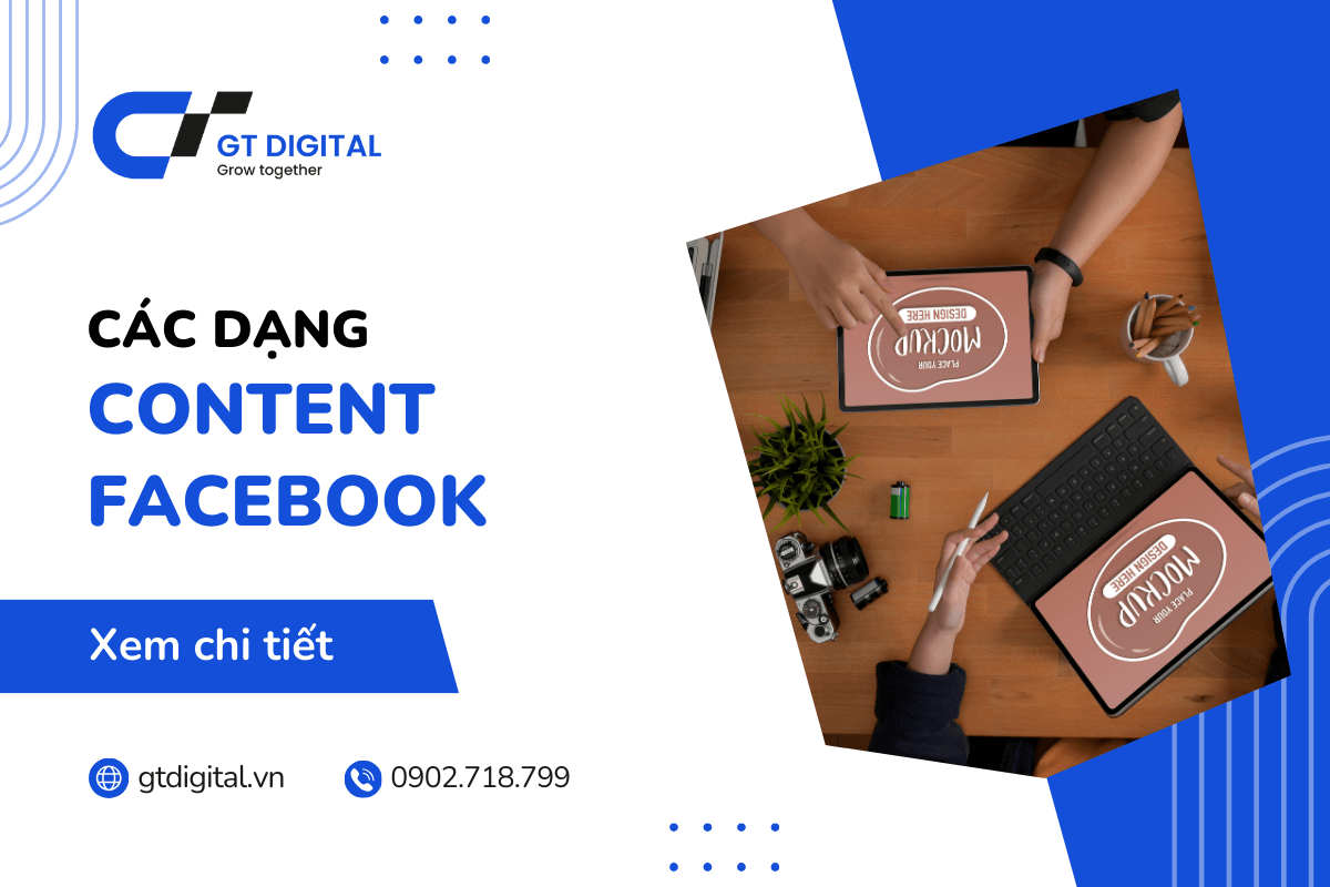 Các dạng Content Facebook được sử dụng phổ biến hiện nay