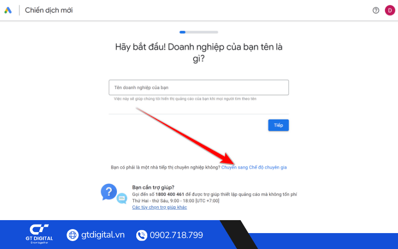 Cách tạo tài khoản Google Ads